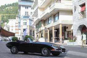 Jaguar E-Type Series 1 Flat Floor Roadster (1962) - am 31. British Classic Car Meeting St. Moritz 2025