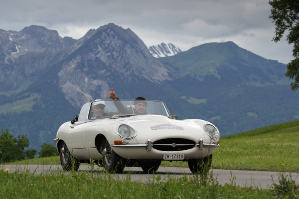 Jaguar E-Type Series 1 - am Alpenbrevet 2020