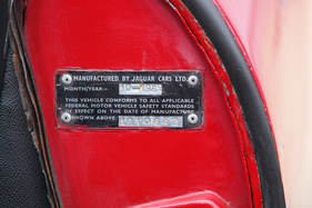 Jaguar E-Type Series 2 (1970) - Chassis-Plakette