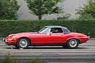 Jaguar E-Type Series 3 V12 (1972) - bei der Ankunft - Albisgütli Classics - Cars & Bikes August 2021