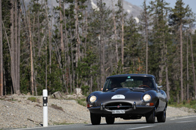 Jaguar E-Type Series I 3.8 (1962) - Stelvio Rally - British Classic Car Meeting 2019