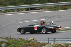 Jaguar E Type Series II (1969) - Flüelapass - Passione Caracciola 2017