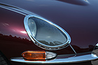 Jaguar E-Type - die verschalten Scheinwerfer hatten nur die Wagen der Serie 1 - Dolder Classics August 2017