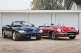 Jaguar E-Types Series 2 (1970) und Jaguar XK8 Convertible (2000) im Vergleich (1970)
