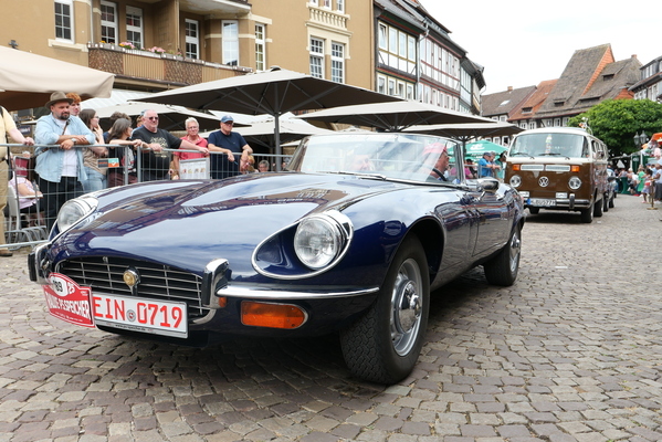 Jaguar E-V12 (Serie3) mit 5,3 Liter-Zwölfzylinder und Handschaltung – Einbecker Oldtimertage 2025