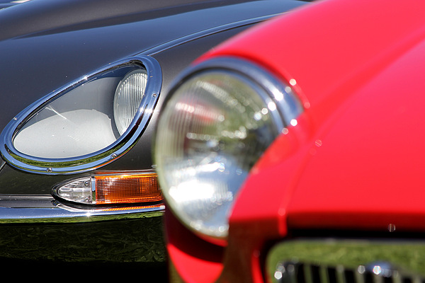 Jaguar E am British Car Meeting 2011 in Mollis - Jaguar E und MG B