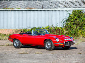 Jaguar E-type Series III V12 Roadster (1973) - als Lot 022 angeboten an der Bonhams Members' Meeting Versteigerung am 16. August 2023