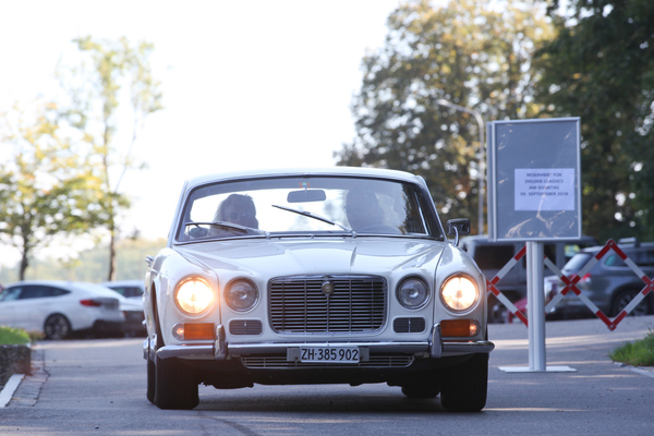 Jaguar Limousine bei der Ankunft - Dolder Classics September 2018