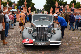 Jaguar MK V DHC (1950) an der RAID Suisse-Paris 2016 (1950)