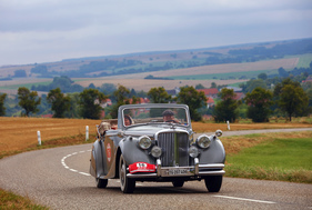 Jaguar MK V DHC (1950) an der RAID Suisse-Paris 2016