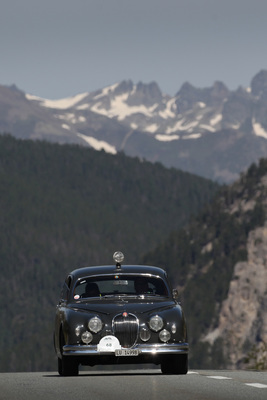 Jaguar Mark I (1959) - Stelvio Rally - British Classic Car Meeting 2019