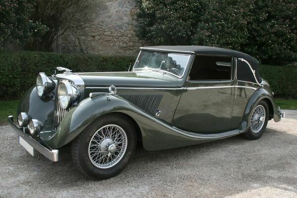 Jaguar Mark IV Drophead Coupe 3 1/2 (1948) – angeboten an der Catawiki-Online-Versteigerung "Premium Oldtimer-Auktion" (Mai/Juni 2022)