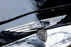 Jaguar Mark VII Coupé Meteor (1951) – Die Kombination dieser beiden Embleme fand sich nur auf drei Autos