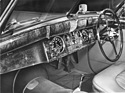 Jaguar Mark VII Saloon (1951) - Lenkrad und Armaturenbrett der Serienlimousine