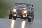 Jaguar Mk II (1961) - am Start in der Tourenwagenklasse  - Gaisbergrennen 2013 - Berglauf auf den Gaisberg am Freitag