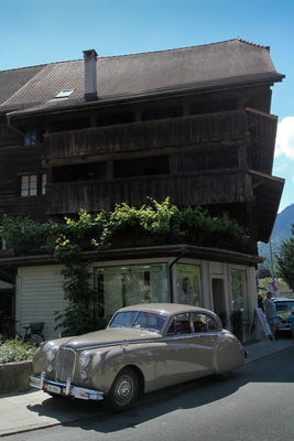 Jaguar Mk VII (1952) - elegante Limousine in Sarnen - Oldtimer in Obwalden (O-iO) 2019