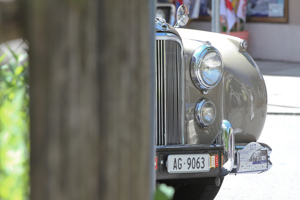 Jaguar Mk VII (1952) - wer zeigt hier sein Gesicht ... - Oldtimer in Obwalden (O-iO) 2019