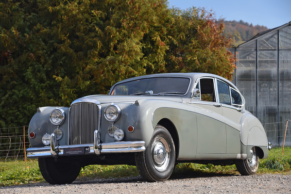 Jaguar Mk VIII Saloon (1958) - gemeldet als Lot 104 an der Versteigerung der Oldtimer Galerie in Gstaad am 29. Dezember 2018