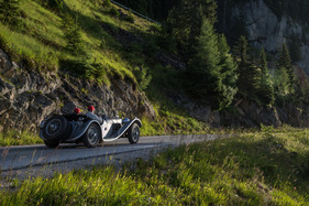 Jaguar SS 100 (1937) - mit Startnummer 023 an der Ennstal-Classic 2017