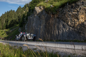 Jaguar SS 100 (1937) - mit Startnummer 023 an der Ennstal-Classic 2017