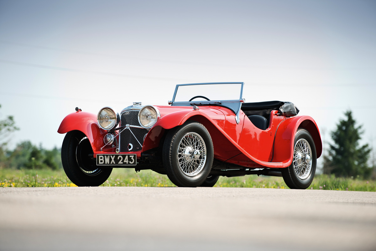 Jaguar SS 100 3,5 Litre Roadster (1937) - als Lot 138 an der Monterey RM Auction vom 17. und 18. August 2012 angeboten