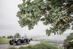 Jaguar SS100 (1937) - am Michaelskreuzrennen 2014
