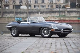 Jaguar Type E 3.8 L Roadster Flatfloor (1962) - als Lot 078 angeboten an der Versteigerung von Artcurial an der Rétromobile Paris am 7. Februar 2020