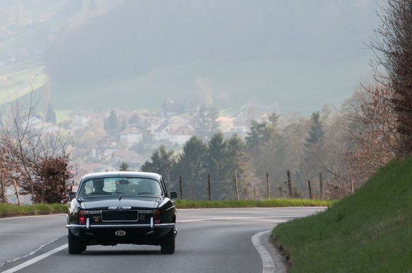 Jaguar XJ 12 L Serie II (1973) - die hochbauenden Rückleuchten hatten nur die Serie 1 und 2 Modelle