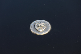 Nur knurren, nicht springen: Statt der gerne nachgerüsteten "Leaper"-Kühlerfigur findet sich auf der Motorhaube nur der "Growler"