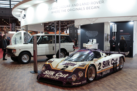 Jaguar XJ9 (1988) - Le-Mans-Sieger im Jahr 1988 auf dem Jaguar-Stand - Rétromobile Paris 2016