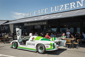 Bild Jaguar XJR-5 (1985) - Vorgänger der späteren Le-Mans-Rennwagen - Jaguar Meet Ace Cafe Juni 2020
