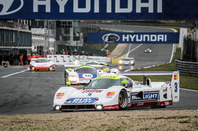 Jaguar XJR16 Bud Light (1991) an der Jarama Classic 2016