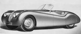 Jaguar XK 120 (1948) - Seitenansicht