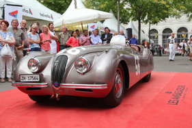 Jaguar XK 120 (1949) - Platz 3 in der Kategorie "Competition" - am ZCCA 2016