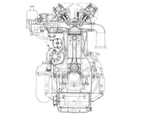 Jaguar XK 120 (1950) - Motorkonstruktion