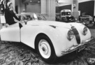 Jaguar XK 120 (1950) - an der British Auto Show  von 1950