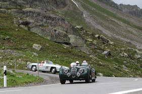 Jaguar XK 120 (1951) - Flüelapass - Passione Caracciola 2017