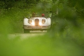 Jaguar XK 120 (1951) - mit Startnummer 039 an der Ennstal-Classic 2017