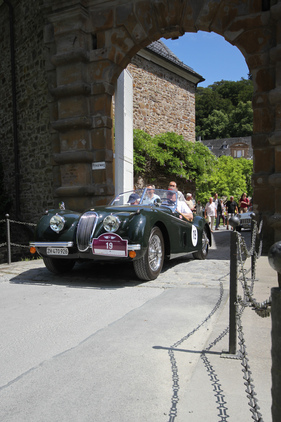 Jaguar XK 120 (1953) - an der Rallye Historique anlässlich der Schloss Bensberg Classics 2015