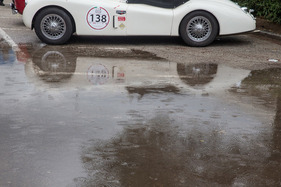 Jaguar XK 120 (1953) - an der Targa Florio Classica 2021
