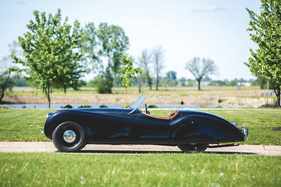 Jaguar XK 120 Alloy Roadster (1949) - als Lot 213 an der RM/Sotheby's Versteigerung in Monterey am 13. - 15. August 2015