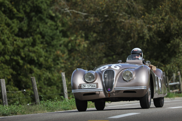 Bild: Jaguar XK 120 Alu (1949) - Feld 1 - 5. Memorial Bergrennen Steckborn 2023