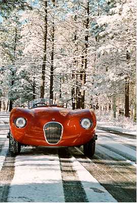 Jaguar XK 120 C (1952) - die klassische Schönheit gezeigt an der Frontgestaltung