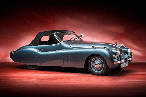 Jaguar XK 120 Cabriolet Autenrieth (1951) - als Lot 106 an der Versteigerung der Oldtimer Galerie in Gstaad am 29. Dezember 2017