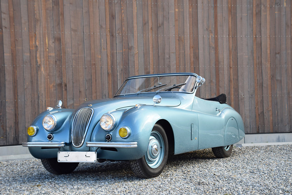 Jaguar XK 120 Cabriolet Autenrieth (1951) - als Lot 62 an der Versteigerung der Oldtimer Galerie Toffen am 21. April 2018