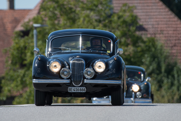 Jaguar XK 120 Coupe (1954) im Feld Sport- und Tourenwagen 1946-1965 am Grand Prix Suisse Berne Memorial 2018