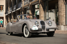 Jaguar XK 120 DHC (1953) - am British Classic Car Meeting St. Moritz 2015