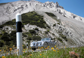 Jaguar XK 120 DHC (1953) - am British Classic Car Meeting St. Moritz 2015