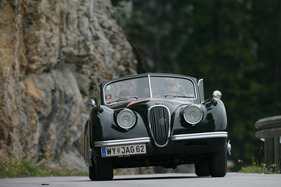 Jaguar XK 120 DHC (1953) - an der Ennstal-Classic 2012 - Stoderzinken Bergprüfung