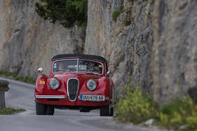 Jaguar XK 120 DHC (1954) - an der Ennstal-Classic 2016
